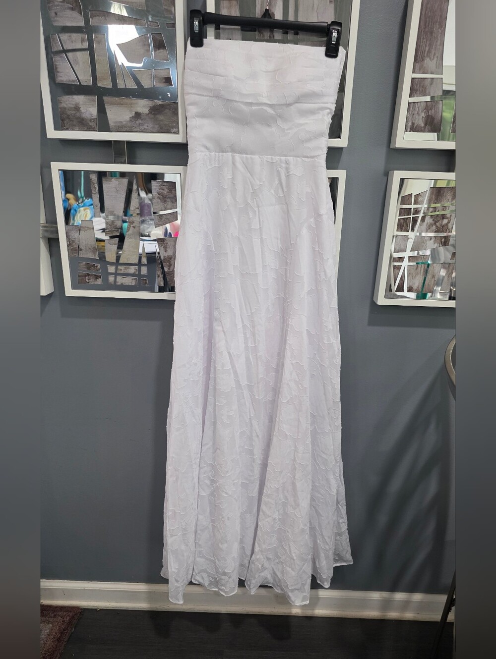 Strapless White Women’s Maxi Dress. XS⁹